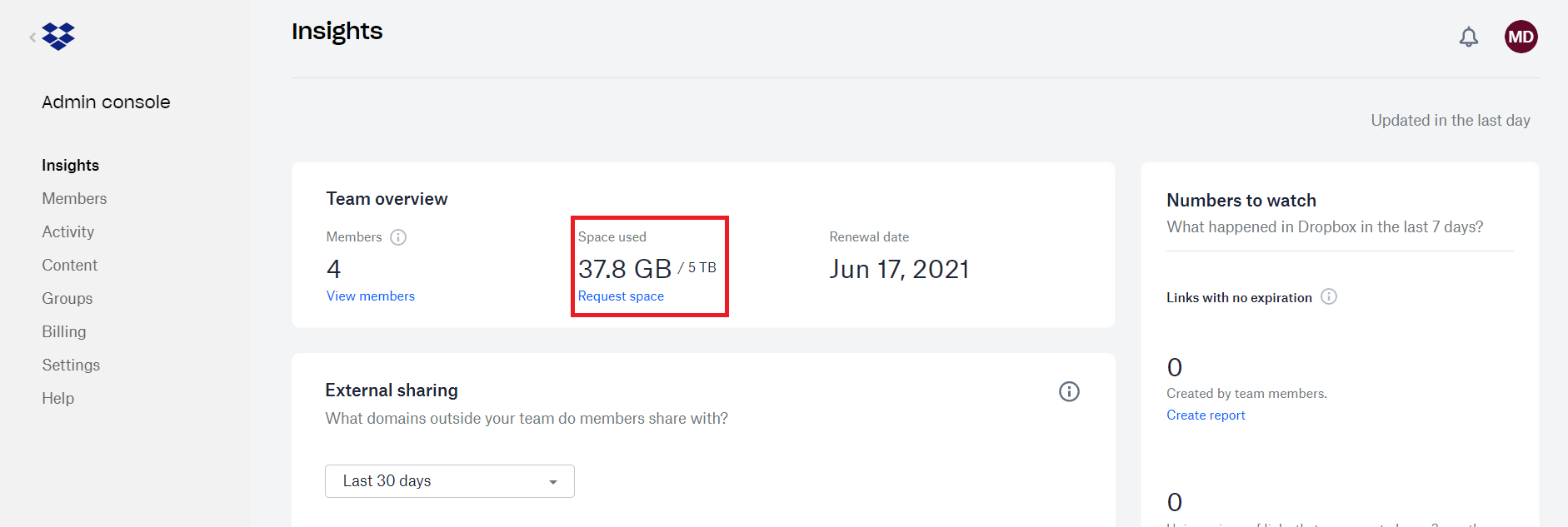 dropbox pricing uk